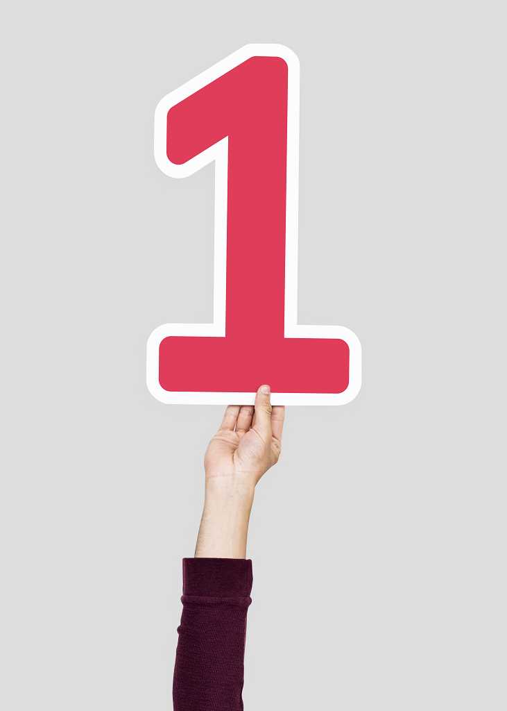 hand-holding-the-number-1