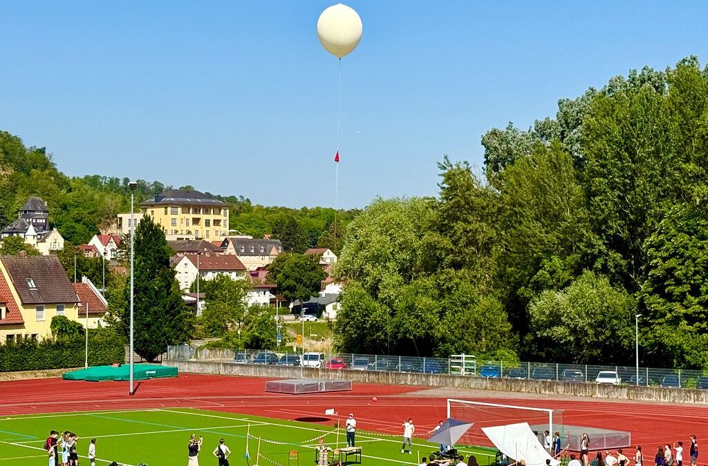 Heiße Projektwoche geht mit Ballonflug zu Ende